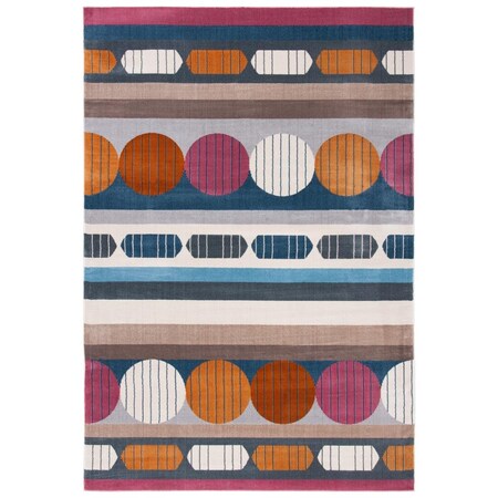 Safavieh 8 x 10 ft. Orwell Contemporary Rectangle Rug, Grey & Orange ORW367H-8